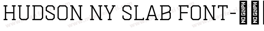 Hudson NY Slab font字体转换